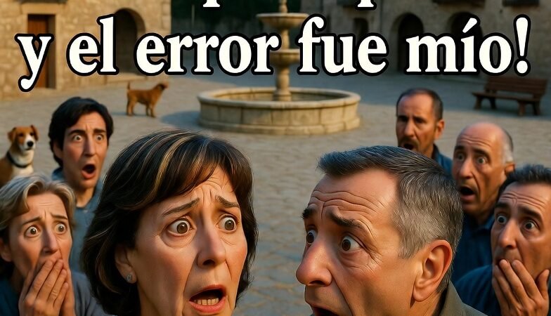 Una mujer española reconoce un error por error